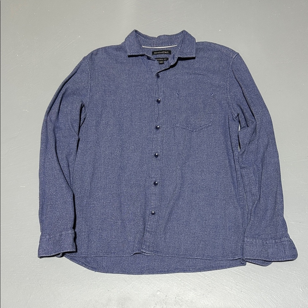Banana Republic Camden Fit Premium Button-Down Shirt (Men M)